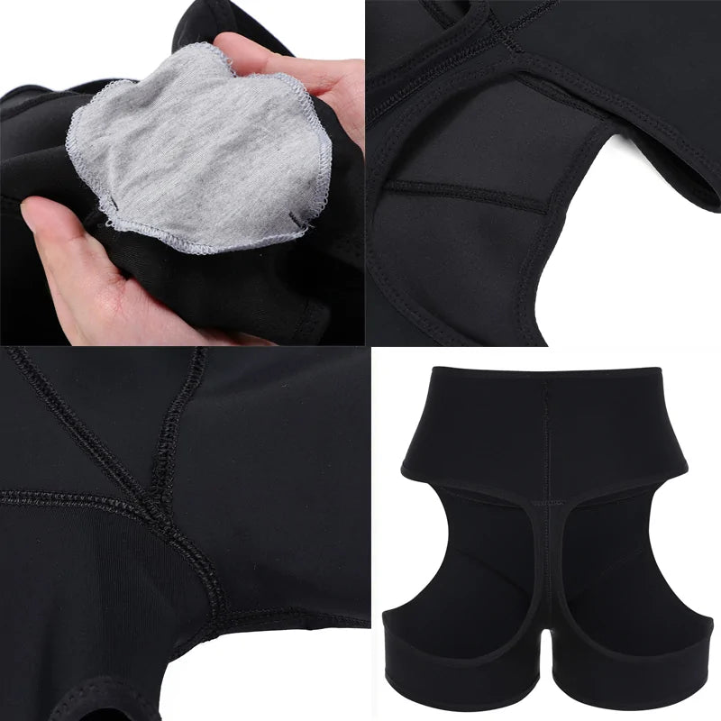 Sous-Vêtements Latex, allie gainage de la taille et galbage des fesses