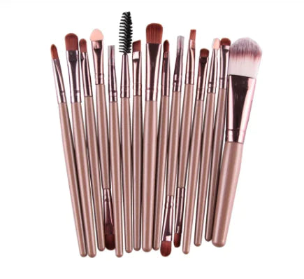 Pinceaux de maquillage cosmétique 15 pièces