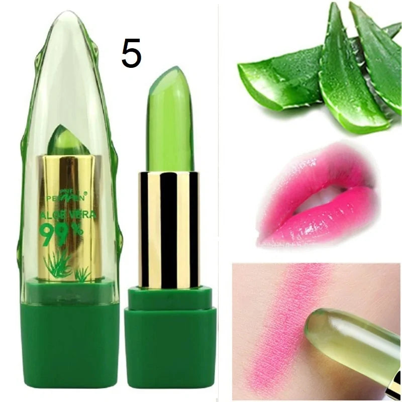 Baume à lèvres naturel à l’Aloe Vera avec changement de couleur selon la température