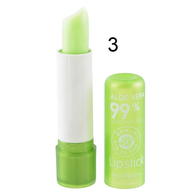 Baume à lèvres naturel à l’Aloe Vera avec changement de couleur selon la température