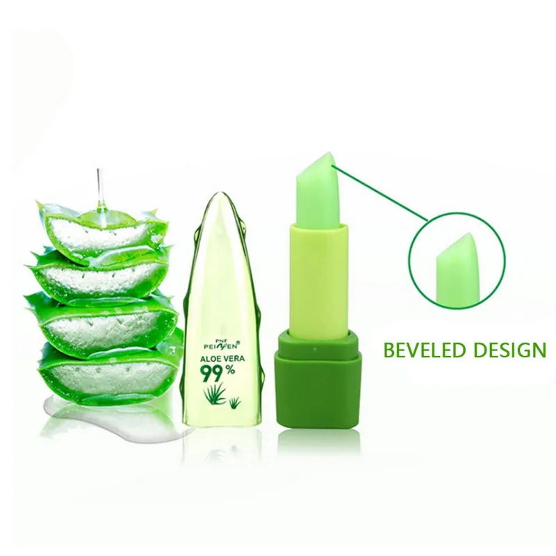 Baume à lèvres naturel à l’Aloe Vera avec changement de couleur selon la température