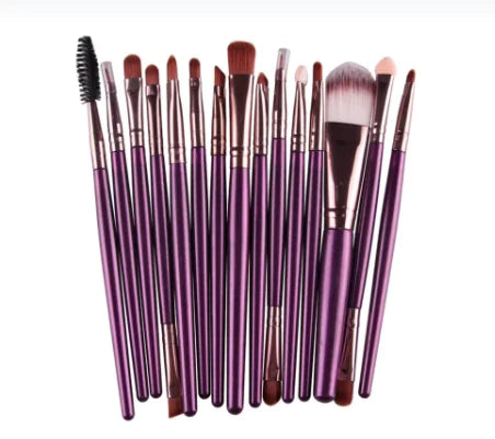 Pinceaux de maquillage cosmétique 15 pièces